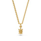 Diamond Necklace with chain in Yellow Gold JFA199725