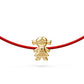 String Bracelet with Diamond in Yellow Gold "Girl" LP2005