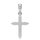 Diamond Cross Necklaces in White Gold R22041124