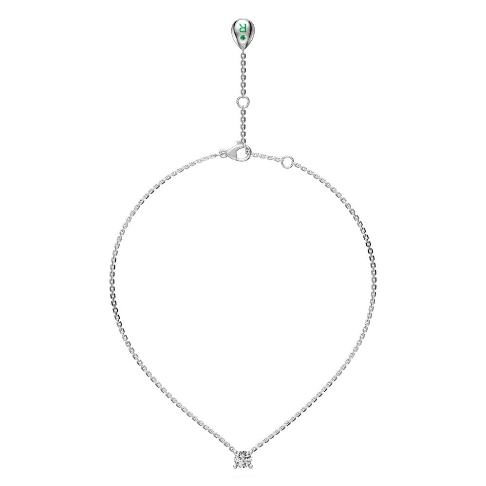 Diamond Pendant in White Gold R08100924