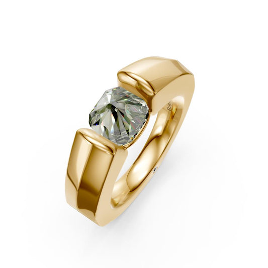 Uncut Diamond Ring in Yellow Gold AAR0850