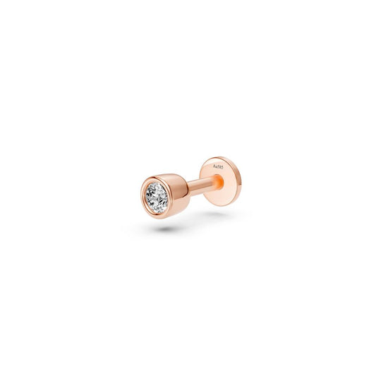 Solo Diamond Piercing in Rose Gold JFA198964