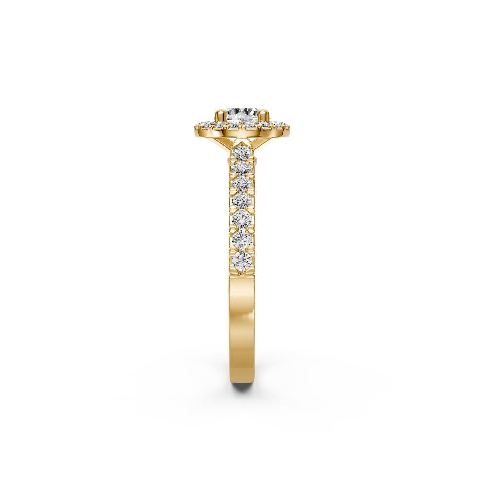 Diamond Ring in Yellow Gold R35481224P