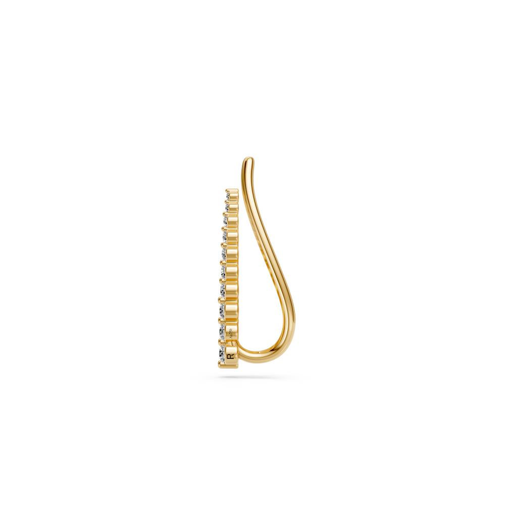 Arc Diamond Earrings in Yellow Gold R23991124