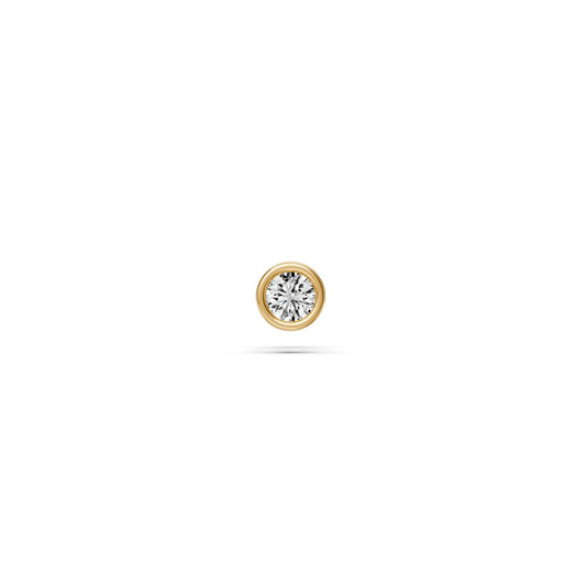 Solo Diamond Piercing in Yellow Gold JFA202213