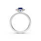 Diamond Ring with Tanzanite in White Gold R37271224