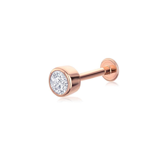 Diamond Piercing in Rose Gold jfa5899