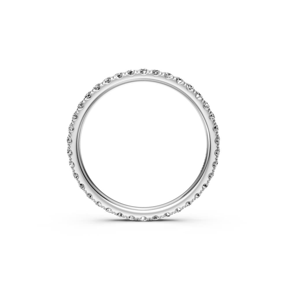 Diamond Band Ring in White Gold JFA199739