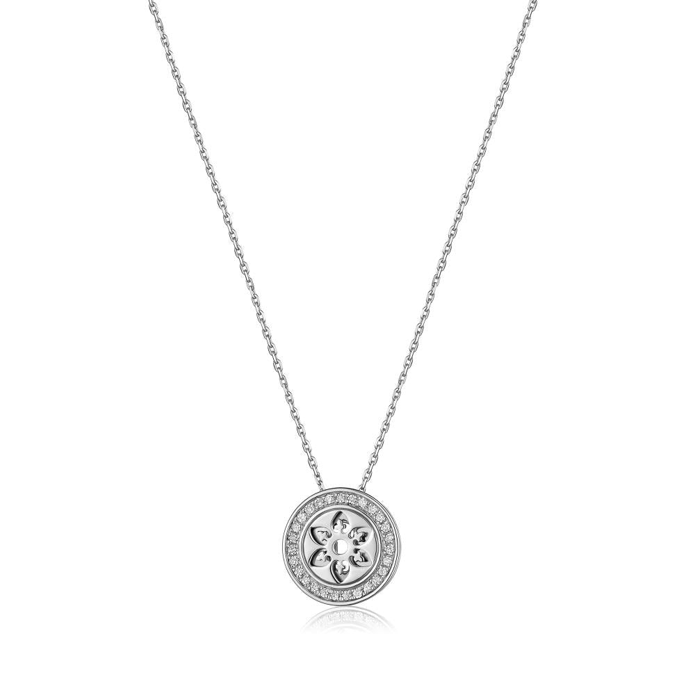 Diamond Necklace in White Gold "Belief" JFA5861