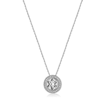 Diamond Necklace in White Gold "Belief" JFA5861