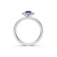 Diamond Ring with Tanzanite in White Gold R36901224