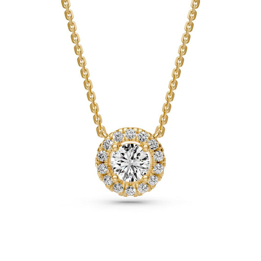 Diamond Necklace in White Gold, 0.15ct R14571024
