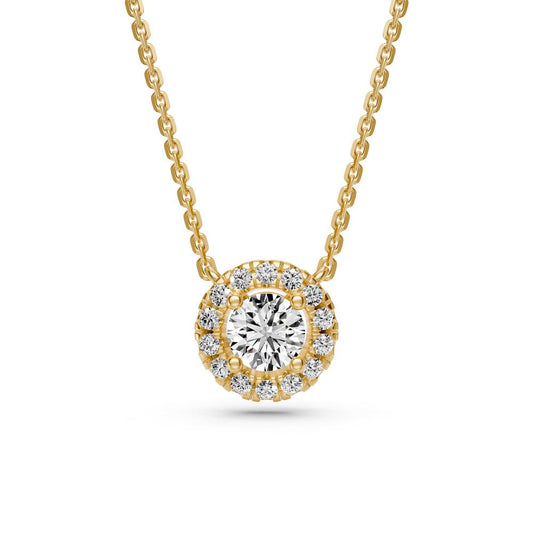 Diamond Necklace in Yellow Gold R08390924