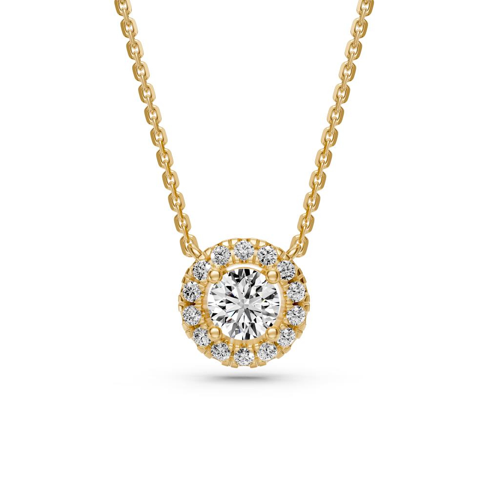 Diamond Necklace in White Gold, 0.15ct R14571024