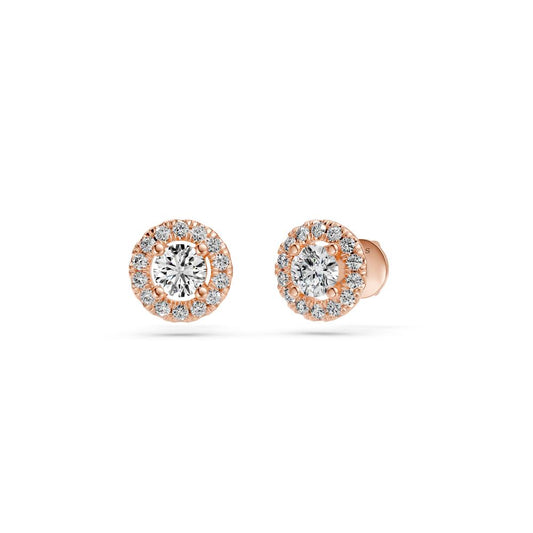 Diamond Earrings in Rose Gold R14321024