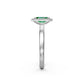 Diamond Ring with Tsavorite in White Gold R36311224