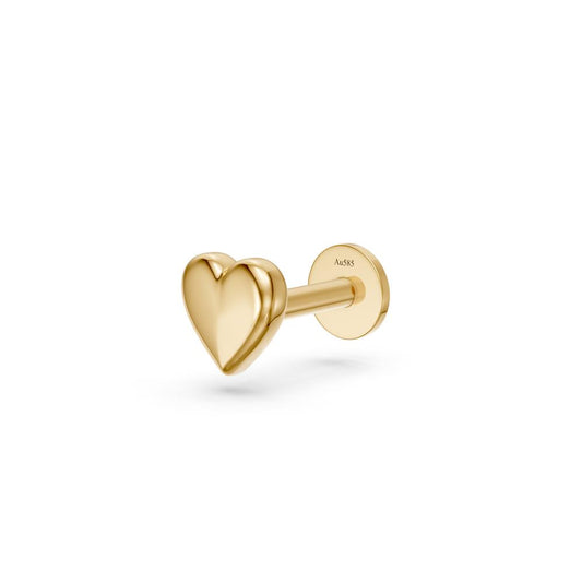 Heart Piercing in Yellow Gold R28601124