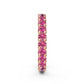 Pink Sapphire Band Ring in Rose Gold R02860325