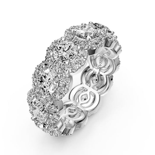 Diamond Ring in White Gold JFA10866