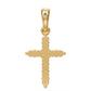 Diamond Cross Pendant in Yellow Gold R22071124