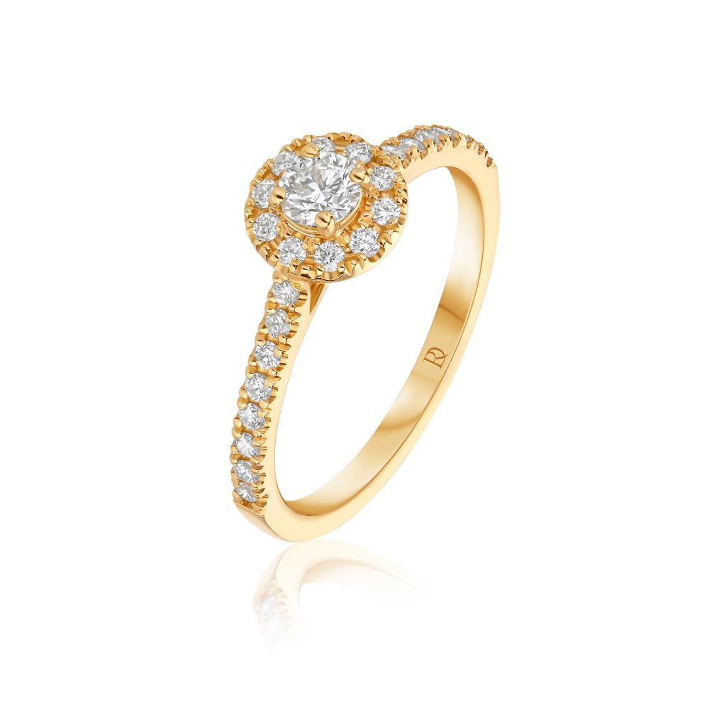 Diamond ring in Yellow Gold NA1267