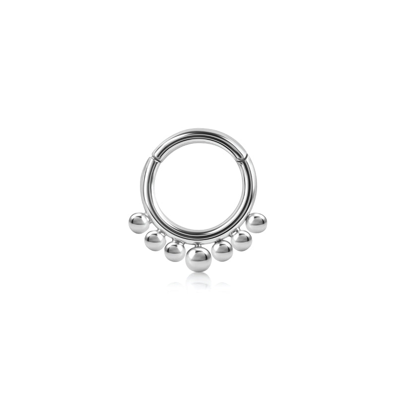 Hoop Earring in White Gold JFA04991