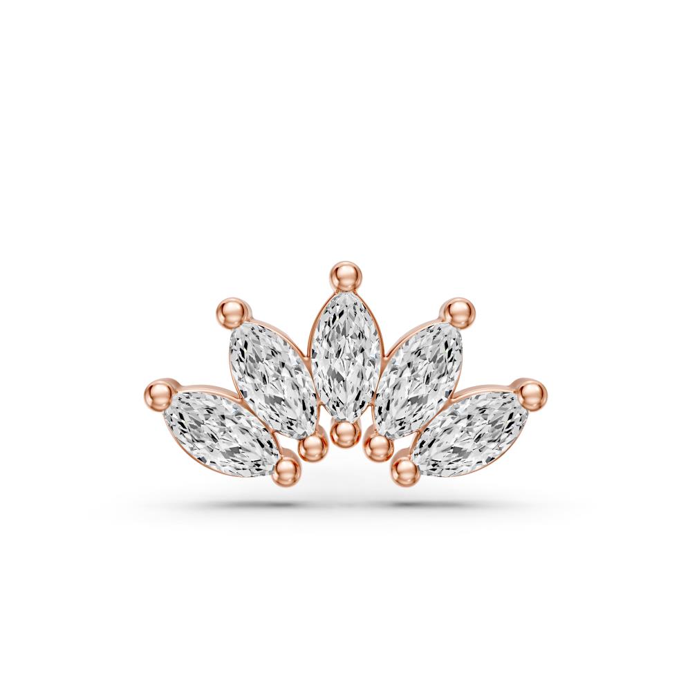 Diamond Piercing in Rose Gold R26070725
