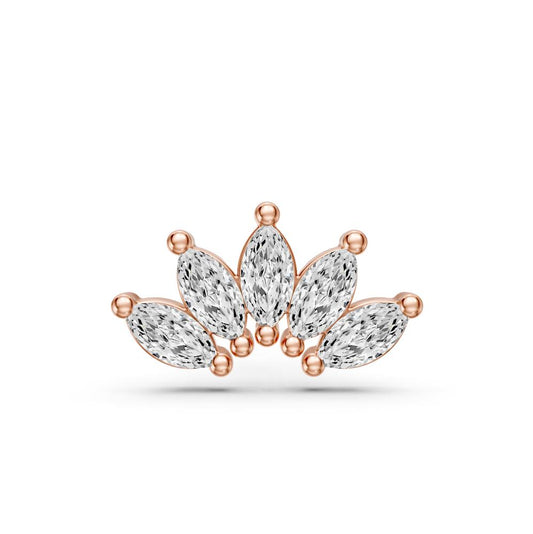 Diamond Piercing in Rose Gold R26070725