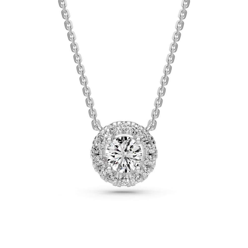 Diamond Necklace in White Gold, 0.25ct R14591024