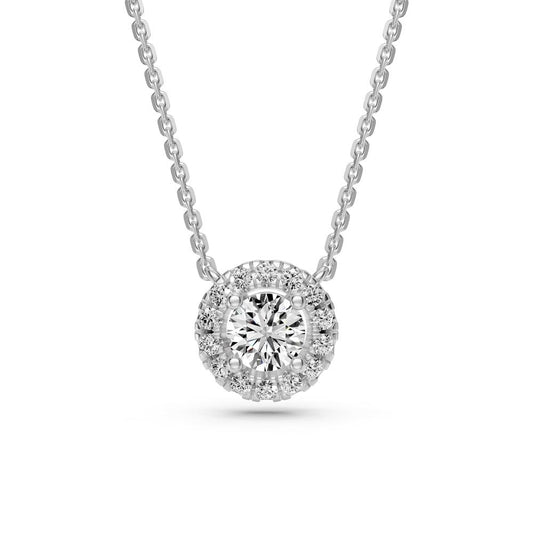 Diamond Necklace in White Gold R08380924