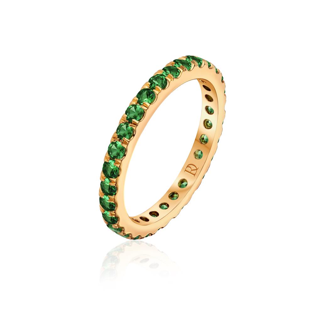 Tsavorite Ring in Yellow Gold JFA199829