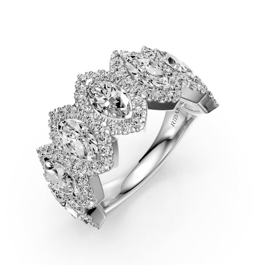 Diamond Ring in White Gold AAR0856