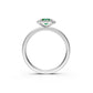 Diamond Ring with Tsavorite in White Gold R36311224