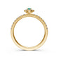 Diamond Ring with Sapphire in Yellow Gold R02470325