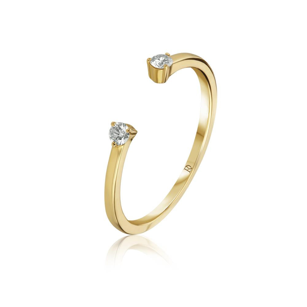 Diamond Ring in Yellow Gold JFA7515