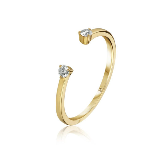 Diamond Ring in Yellow Gold JFA7515