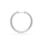 Diamond Hoop Earrings in White Gold R22611124