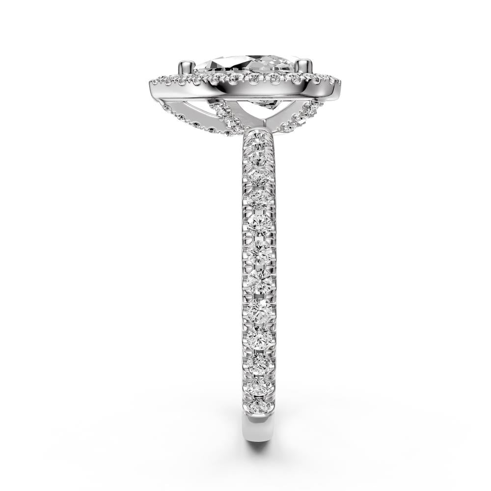 Diamond ring in White Gold JFA203423