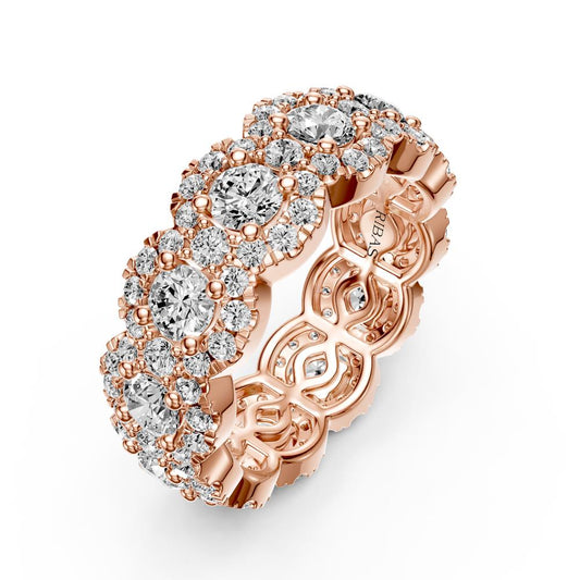 Diamond Ring in Rose Gold JFA202422