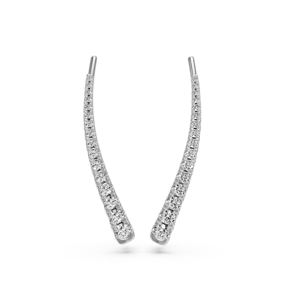 Diamond Earrings in White Gold R24031124