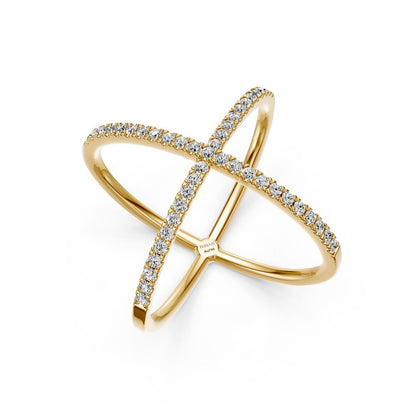 Diamond Ring in Yellow Gold JFA19657