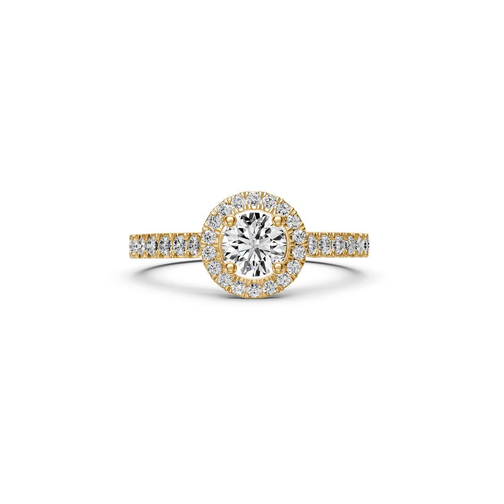 Diamond Ring in Yellow Gold R35481224P