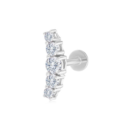 Diamond Piercing in White Gold JFA203082