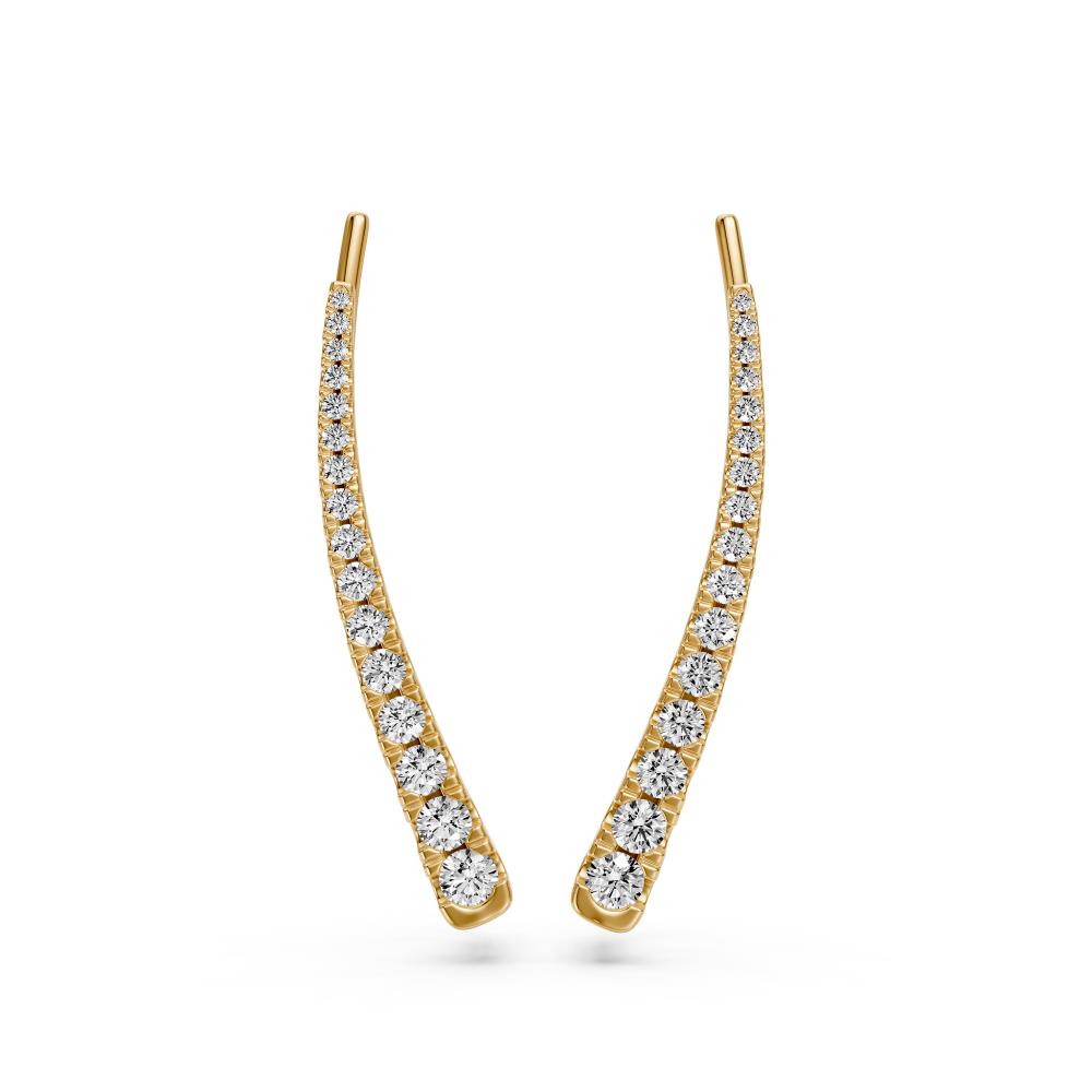 Diamond Earrings in Yellow Gold R22291124