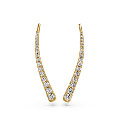 Diamond Earrings in Yellow Gold R22291124