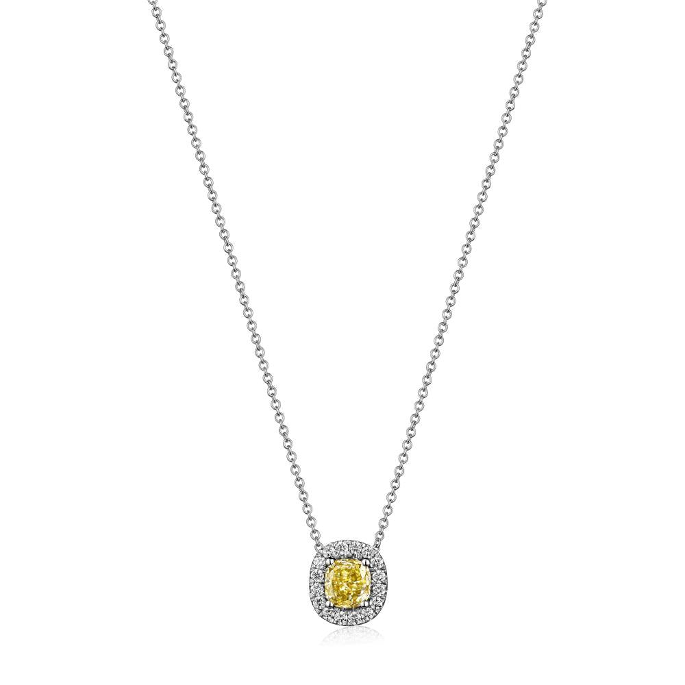 Diamond Necklace in White Gold NA0492