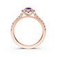 Diamond Ring with Tanzanite in Rose Gold R38371224