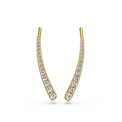 Diamond Earrings in Yellow Gold R22261124