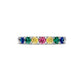 Sapphire Band Ring in White Gold R02700325