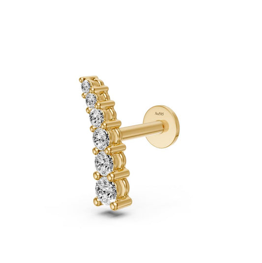 Diamond Piercing in Yellow Gold R26000725